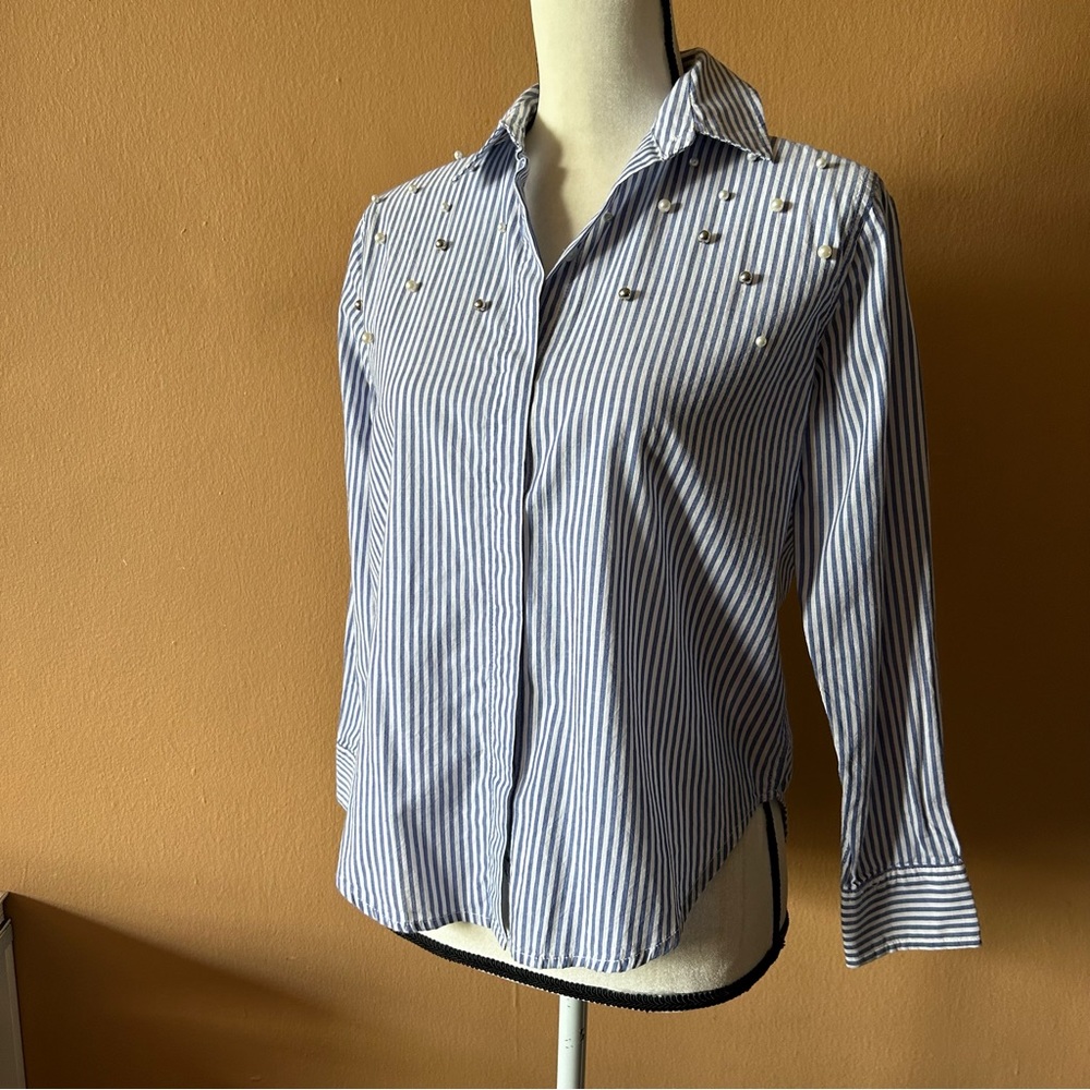 Nwt Rails Taylor Florence Stripe Button Down Shir… - image 5